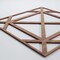 Ekena Millwork Large Buxton Decorative Fretwork Wood Wall Panels, Walnut, 23 3/8"W x 23 3/8"H x 3/8"T WALW24X24X0375BUXWA - alternate 2